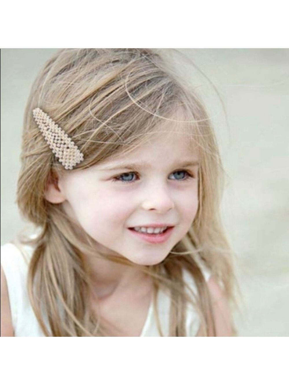 Gold Bobby Pins Ivory Pearl Embellished Pair - Picture 3 of 8